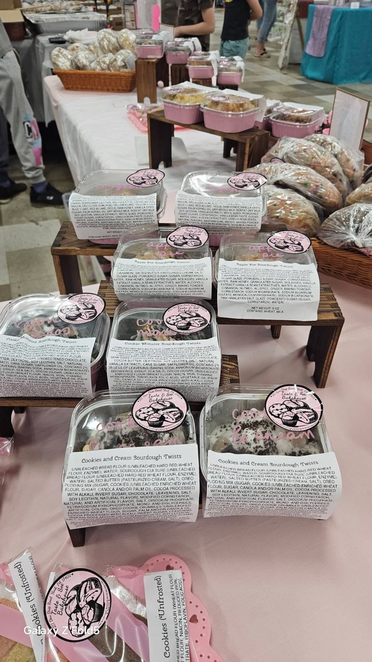 Taste & See bakery market display