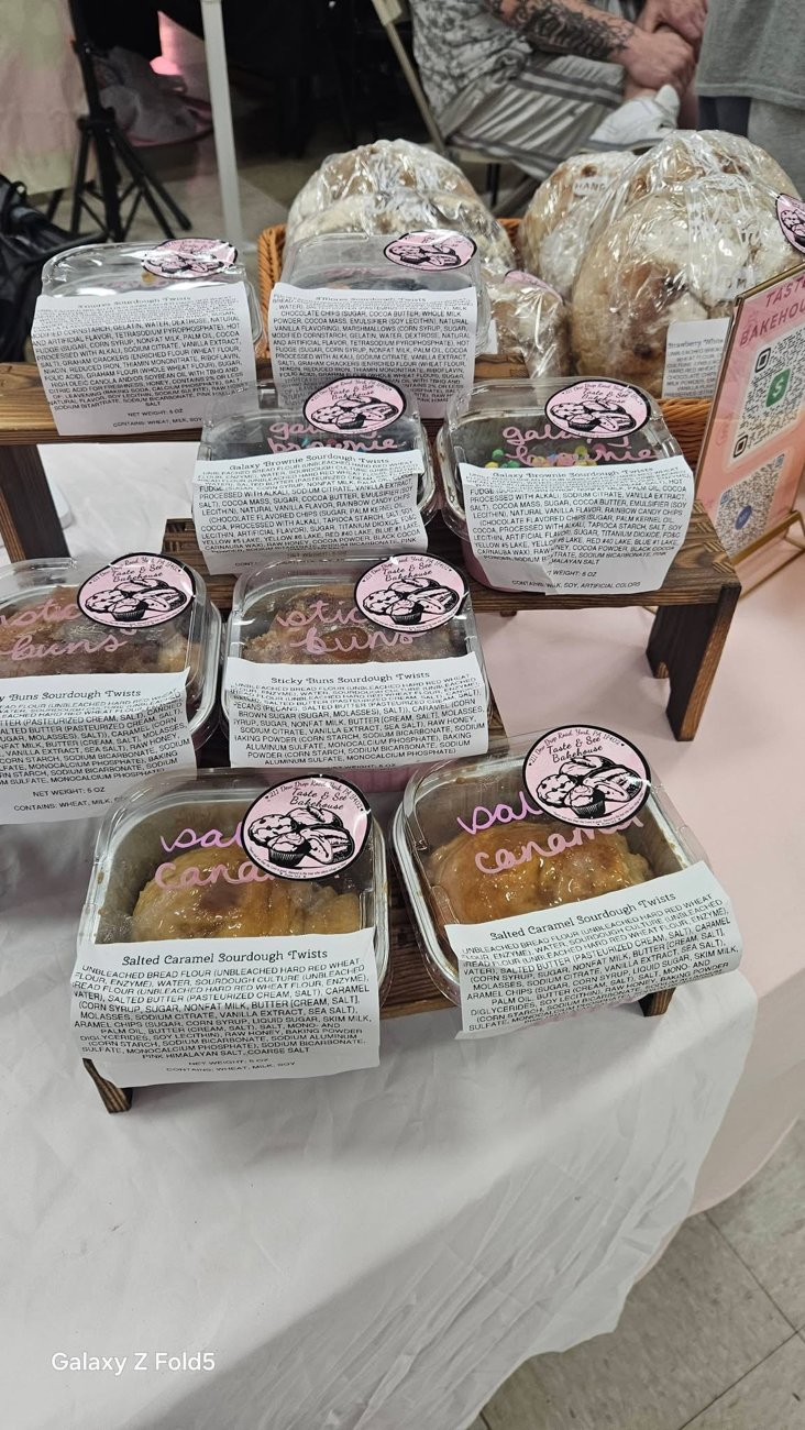 Taste & See bakery market display