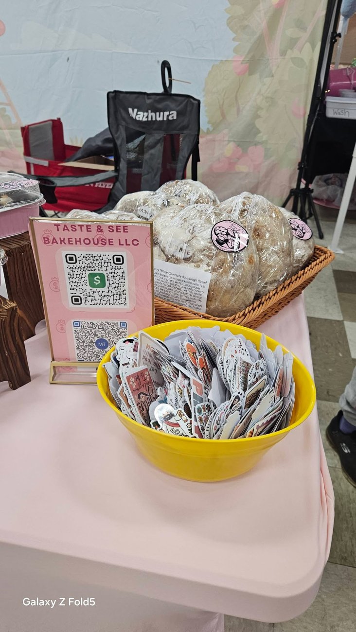 Taste & See bakery market display